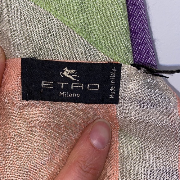 Etro Multi colored scarf - Picture 5 of 6
